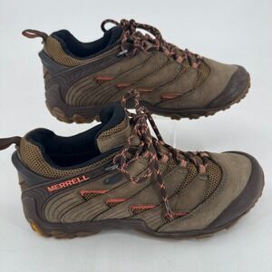 Merrell J12046 Hiking Shoes WOMENS‎ Dusty Olive Lace Up Select Dry SIZE 9